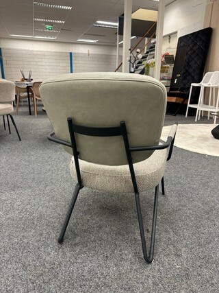 Fauteuil Amber, Microvezel/geweven, taupe